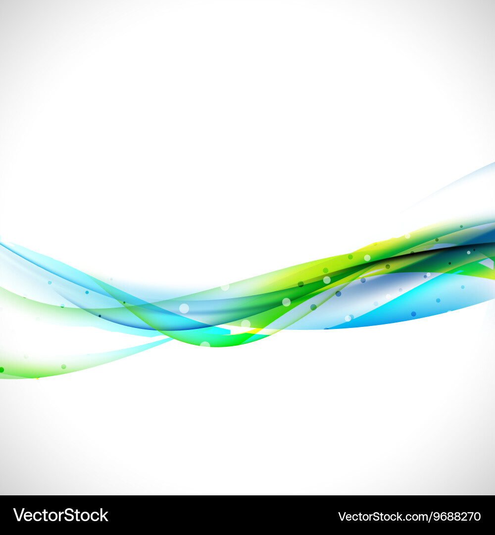 Fluid Color Gradient Curve vector image