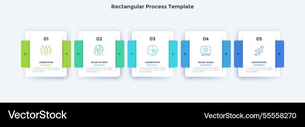 Modern infographic template Modern infographic template vector image