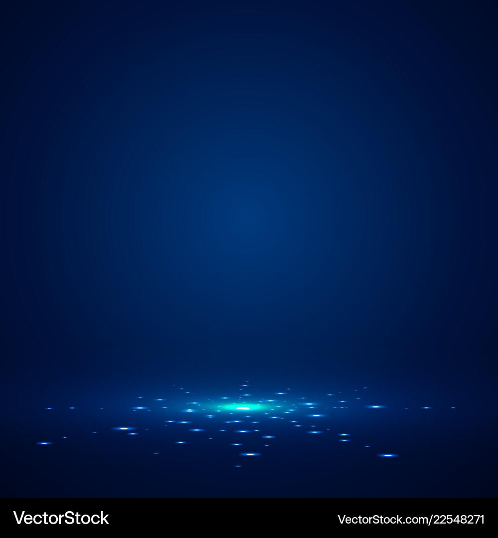 Blue Stage Light Rays Background Royalty Free Vector Image