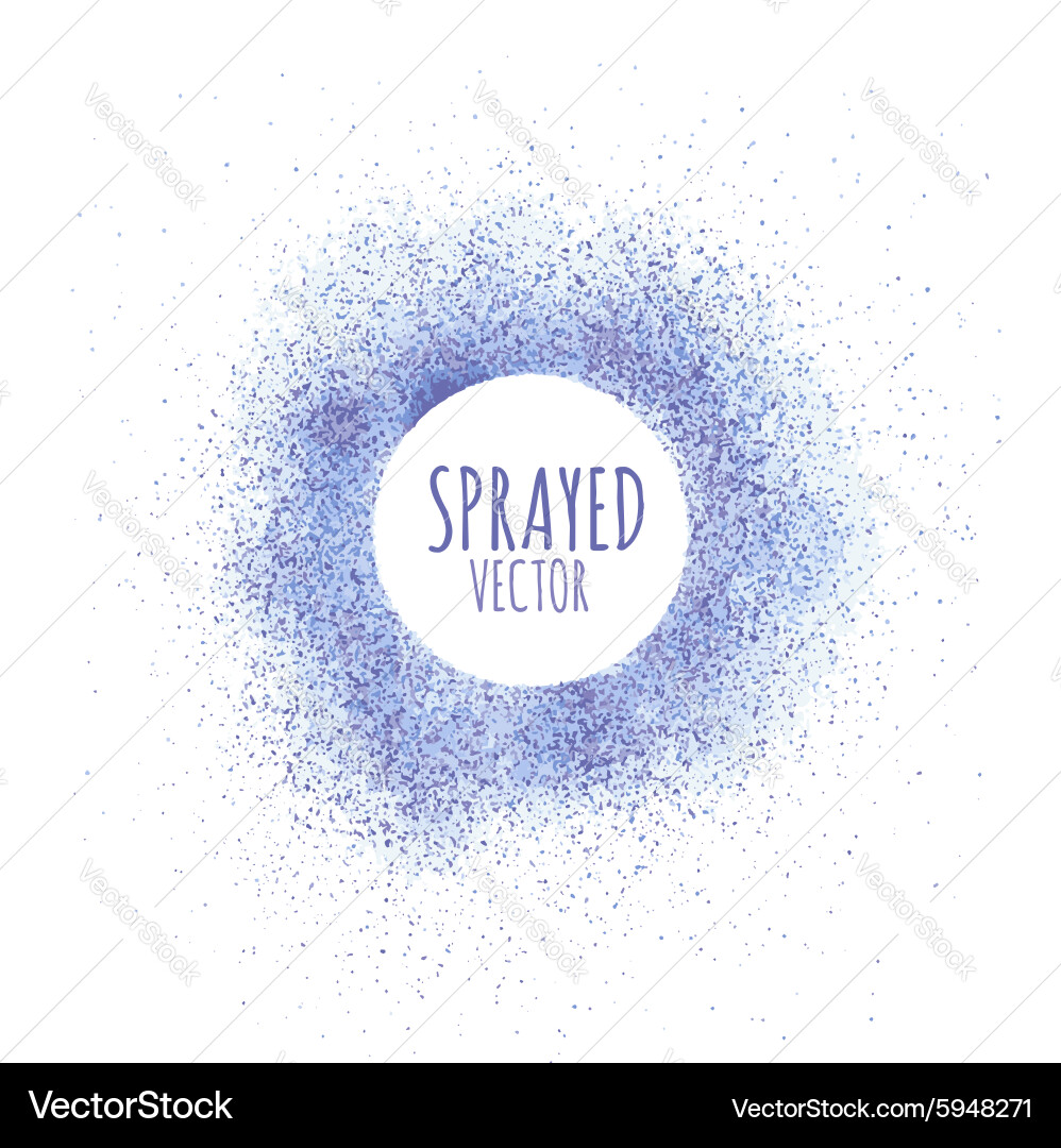 Frame spray texture Royalty Free Vector Image - VectorStock