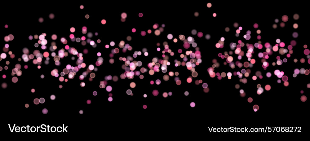 Abstract color shining bokeh isolated Abstract color shining bokeh isolated vector image