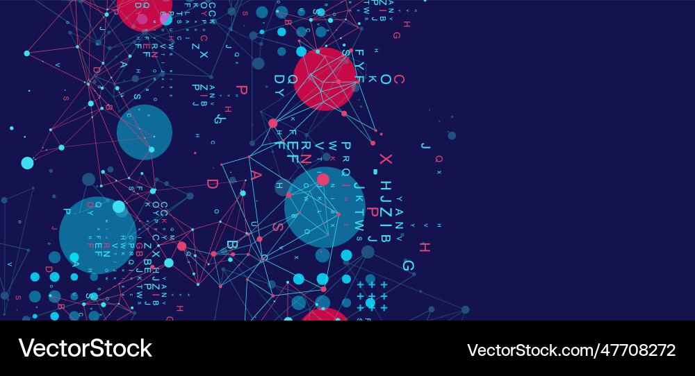 Abstract polygonal background with connecting Abstract polygonal background with connecting vector image