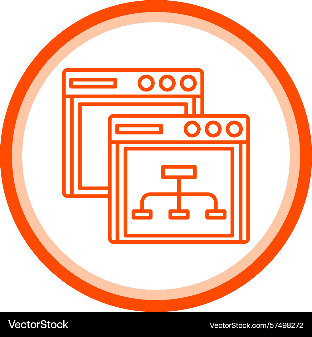 Algorithm icon vector image