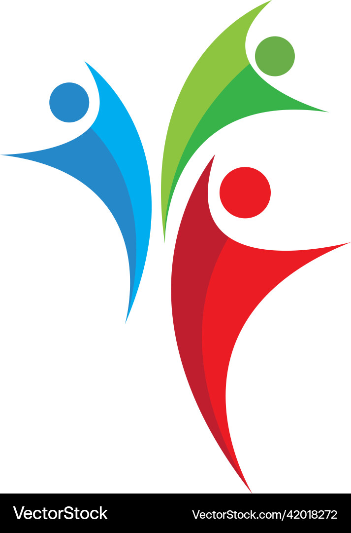 Logo der Gemeinschaft Logo der Gemeinschaft vektorbild