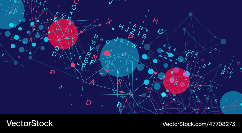 Abstract polygonal background with connecting Abstract polygonal background with connecting vector image
