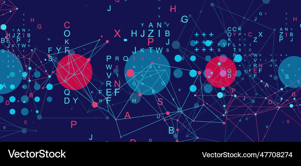 Abstract polygonal background with connecting Abstract polygonal background with connecting vector image