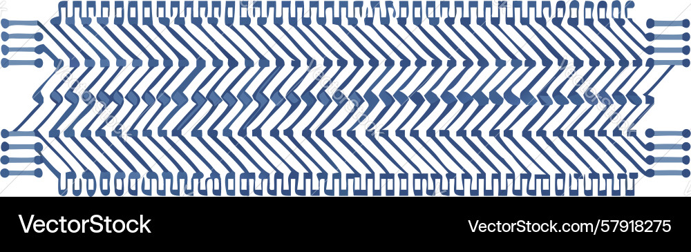 Abstract digital data flow lines pattern design Vector Image