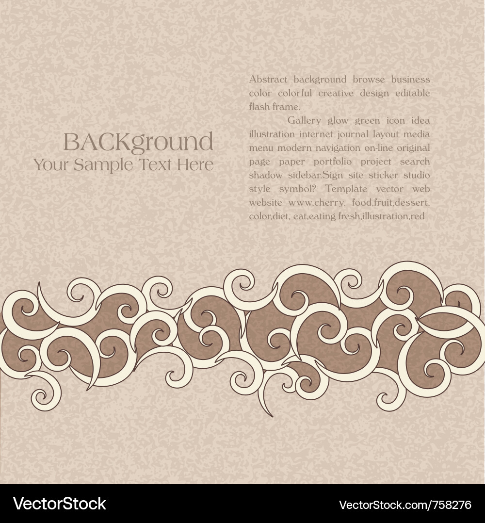 Abstract background text vector image