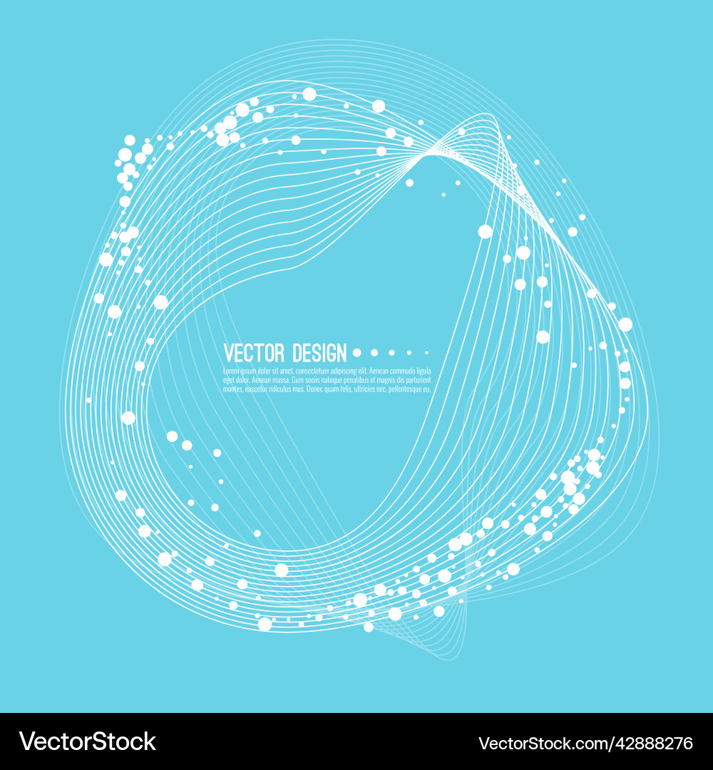 Abstract background with deformed lines Abstract background with deformed lines vector image