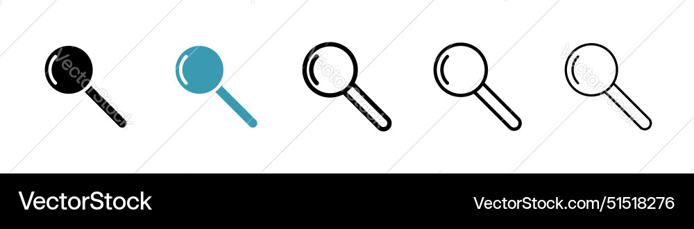 Search icon Royalty Free Vector Image - VectorStock