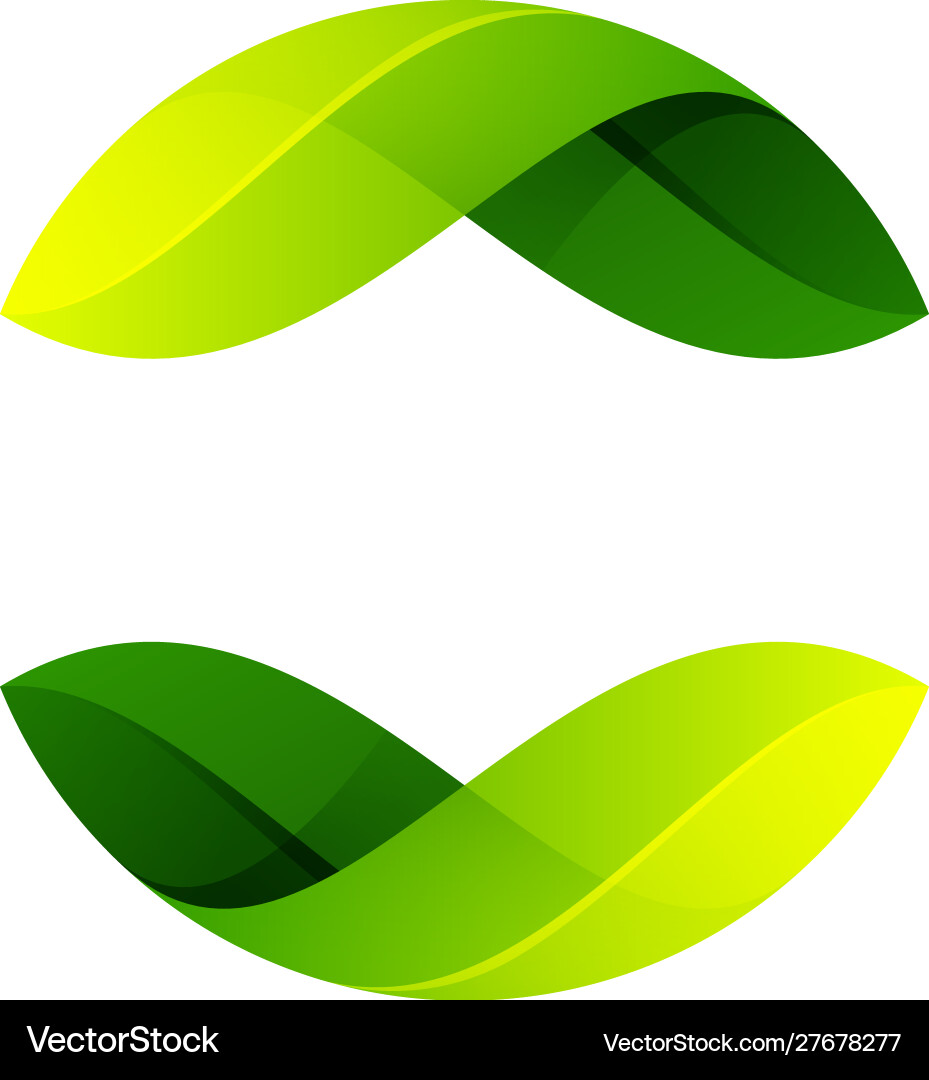 Twisted Leaf Globe Logo – Royalty-Free Vector | VectorStock