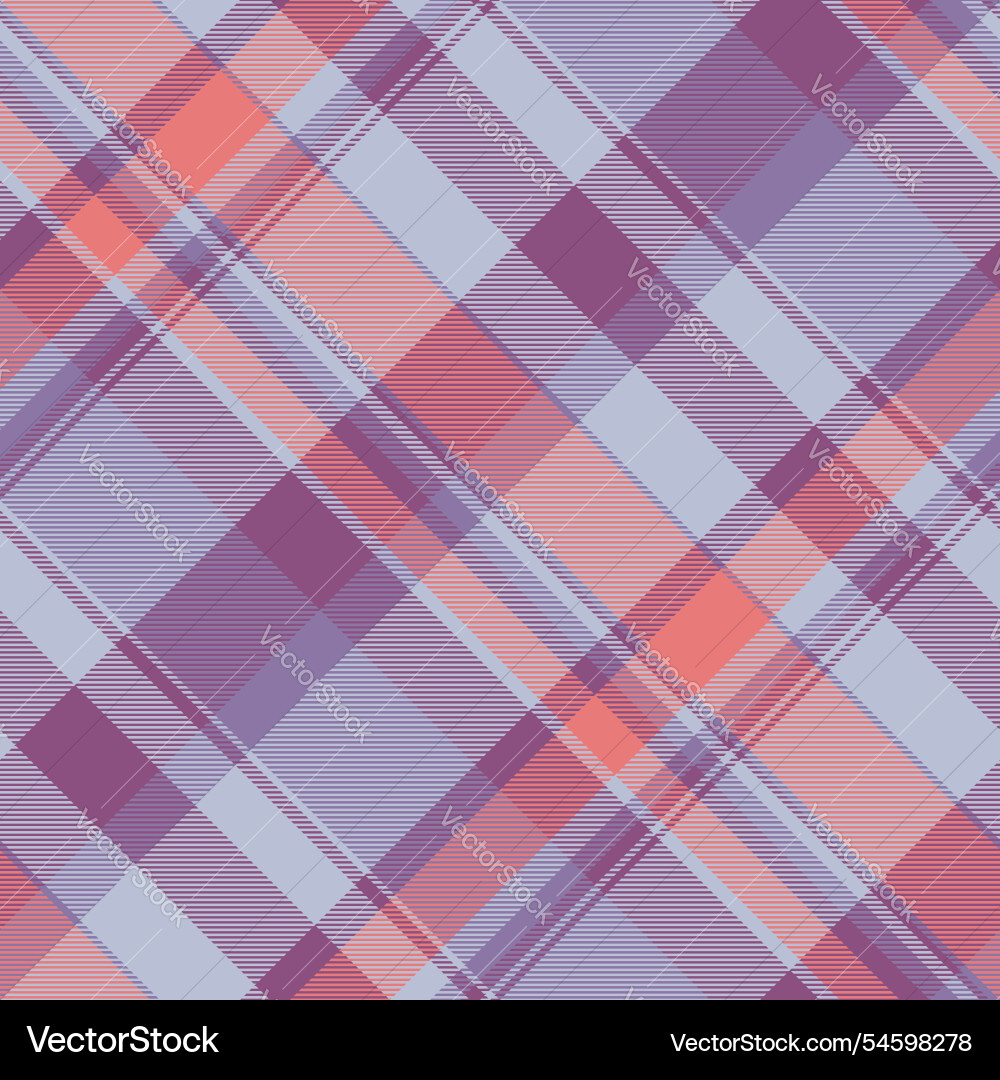 Vertical textile check pattern invite background vector image