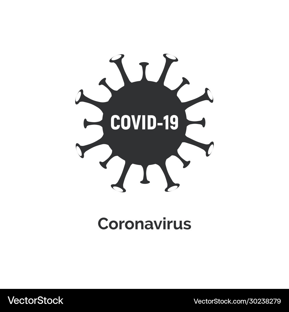 Coronavirus covid-19 Symbol Vektorbild