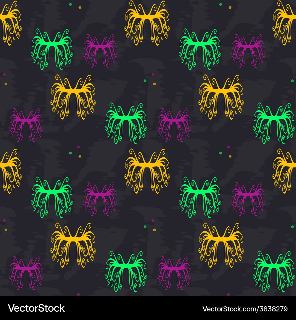 Seamless background from abstract patterns Vector Image