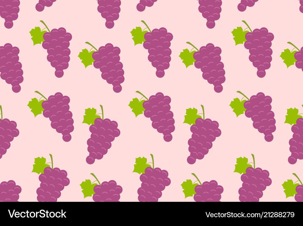 Seamless pattern with grapes Seamless pattern with grapes vector image