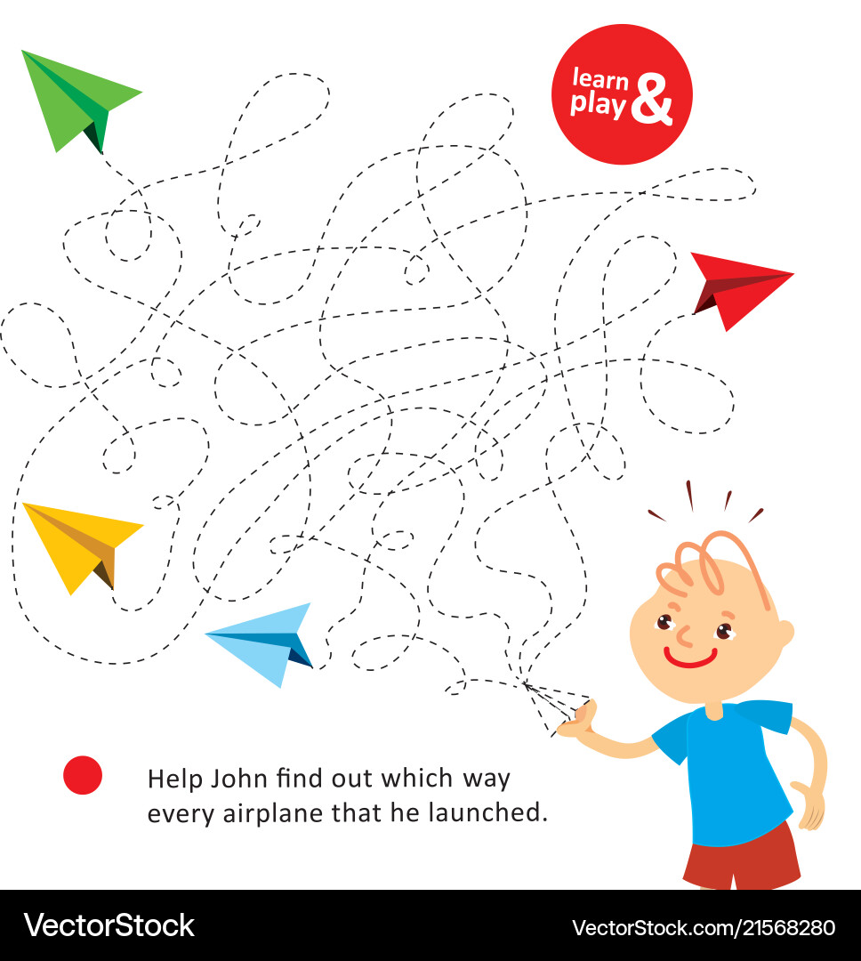 Entertaining challenge game for children help Entertaining challenge game for children help vector image
