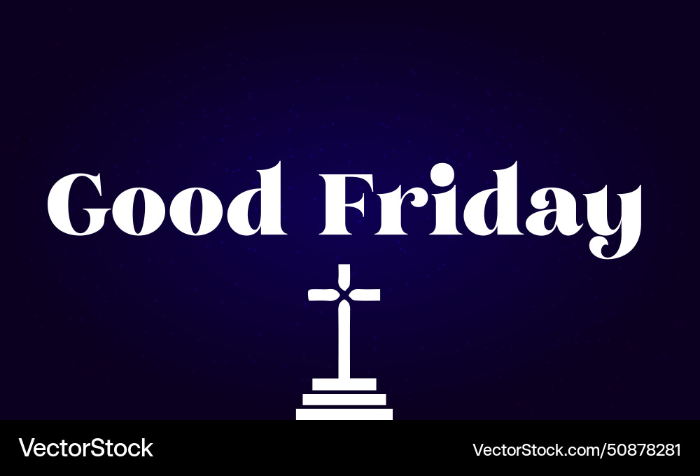 Neural good friday stylish text design Neural good friday stylish text design vector image