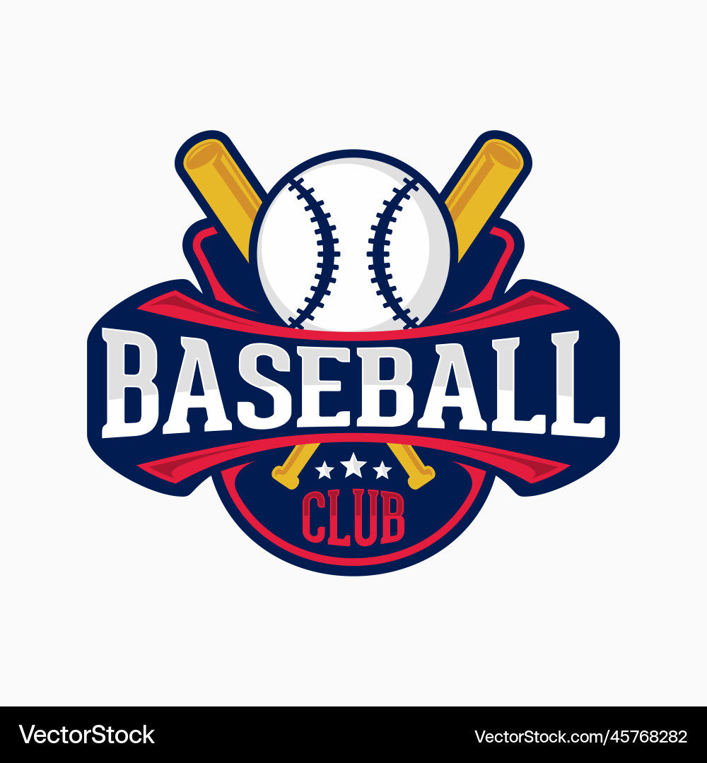 Baseball Mascot Logo Vector Image