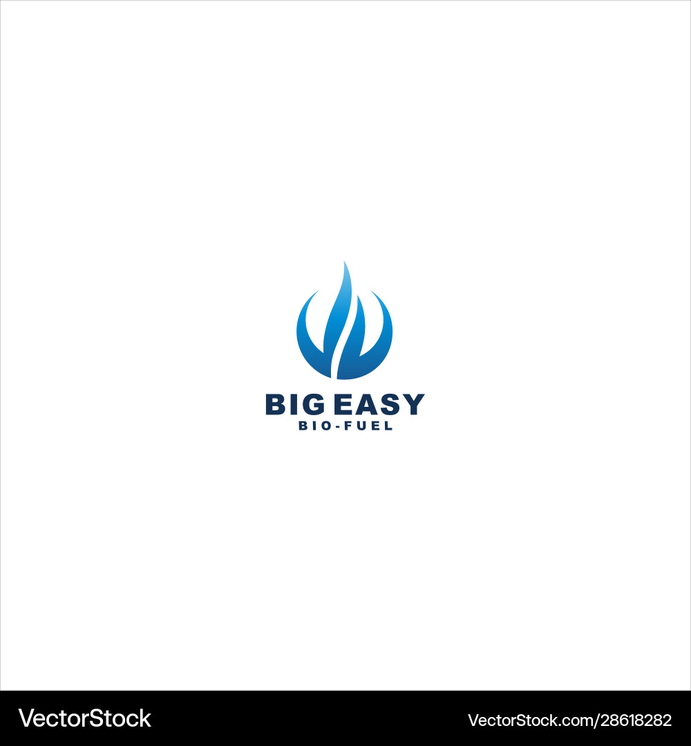 Blue Flame Logo Vorlage Design Blue Flame Logo Vorlage Design vektorbild