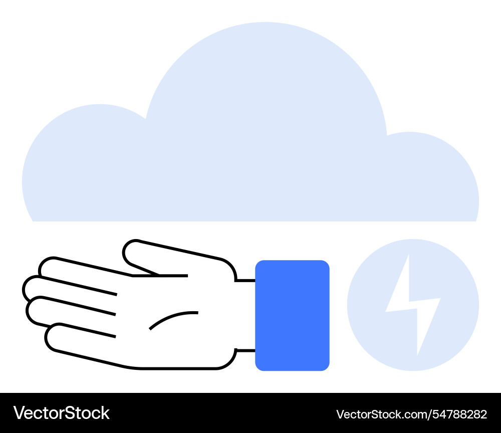Cloud computing and energy efficiency in digital vector image