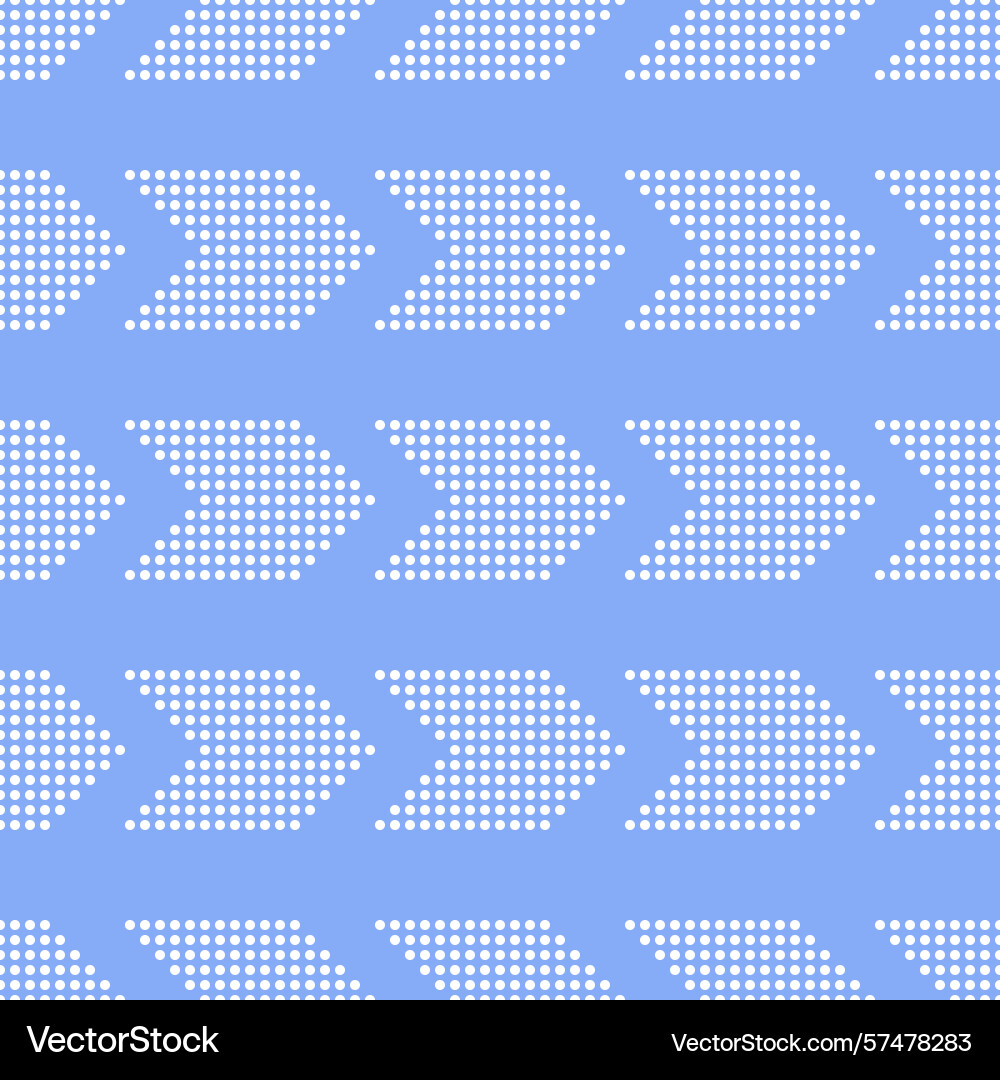 Abstract seamless pattern with dotted arrows Abstract seamless pattern with dotted arrows vector image