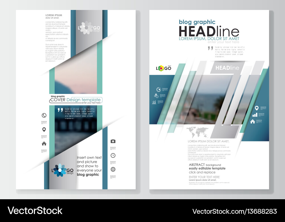 Blog Grafik Business Templates Seite Blog Grafik Business Templates Seite vektorbild