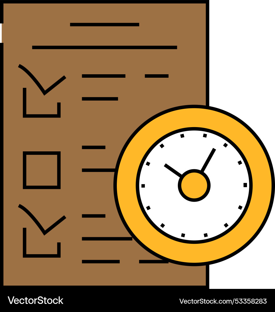 Check list icon color Check list icon color vector image