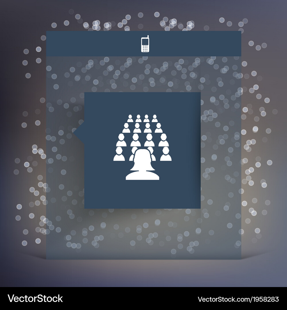 Flat ui design trend interface Vector Image