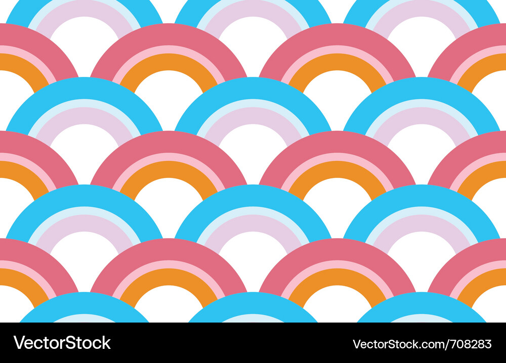 Retro circle pattern Vector Image