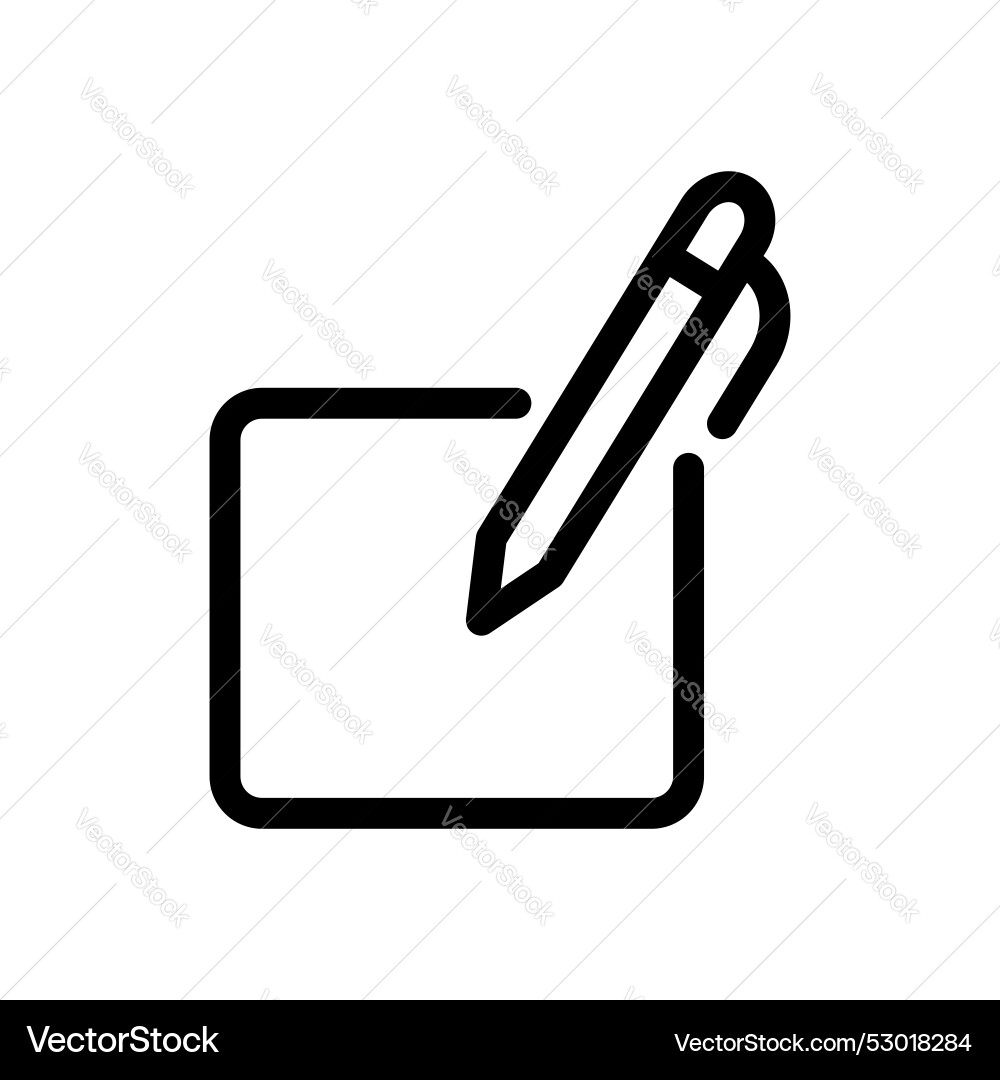 Bearbeiten Sie Icon-Set Dokument Schaltfläche Zeichnen Notizblock Vektorbild
