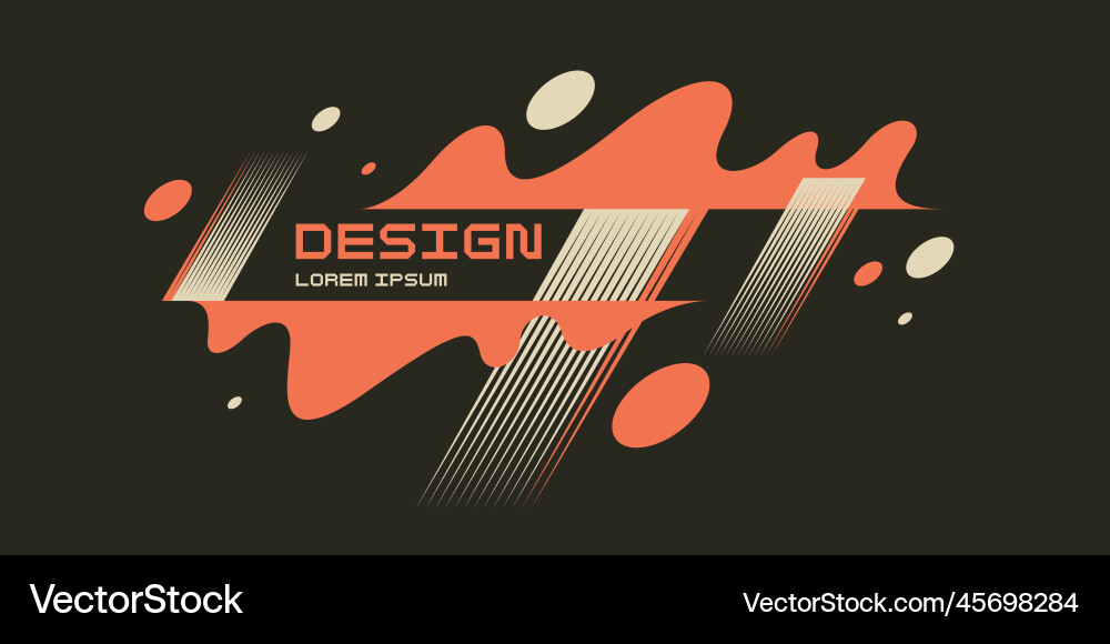 Modern backgrounds with abstract elements Vector Image