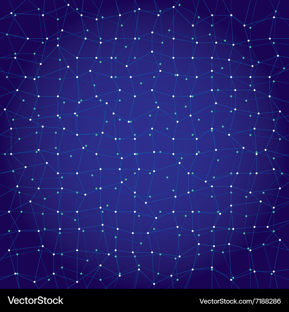 Abstract background geometry lines and points vector image