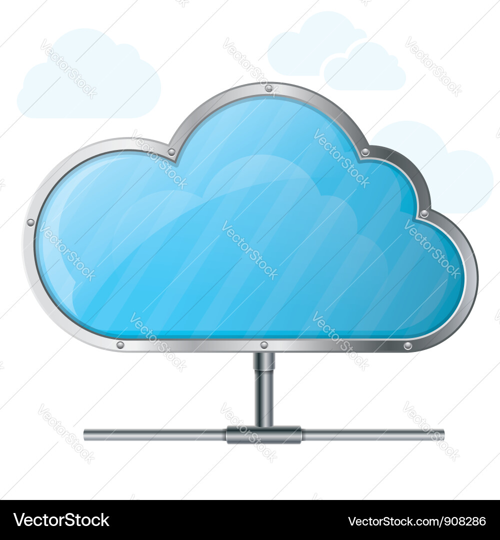 Cloud Network Icon vector image