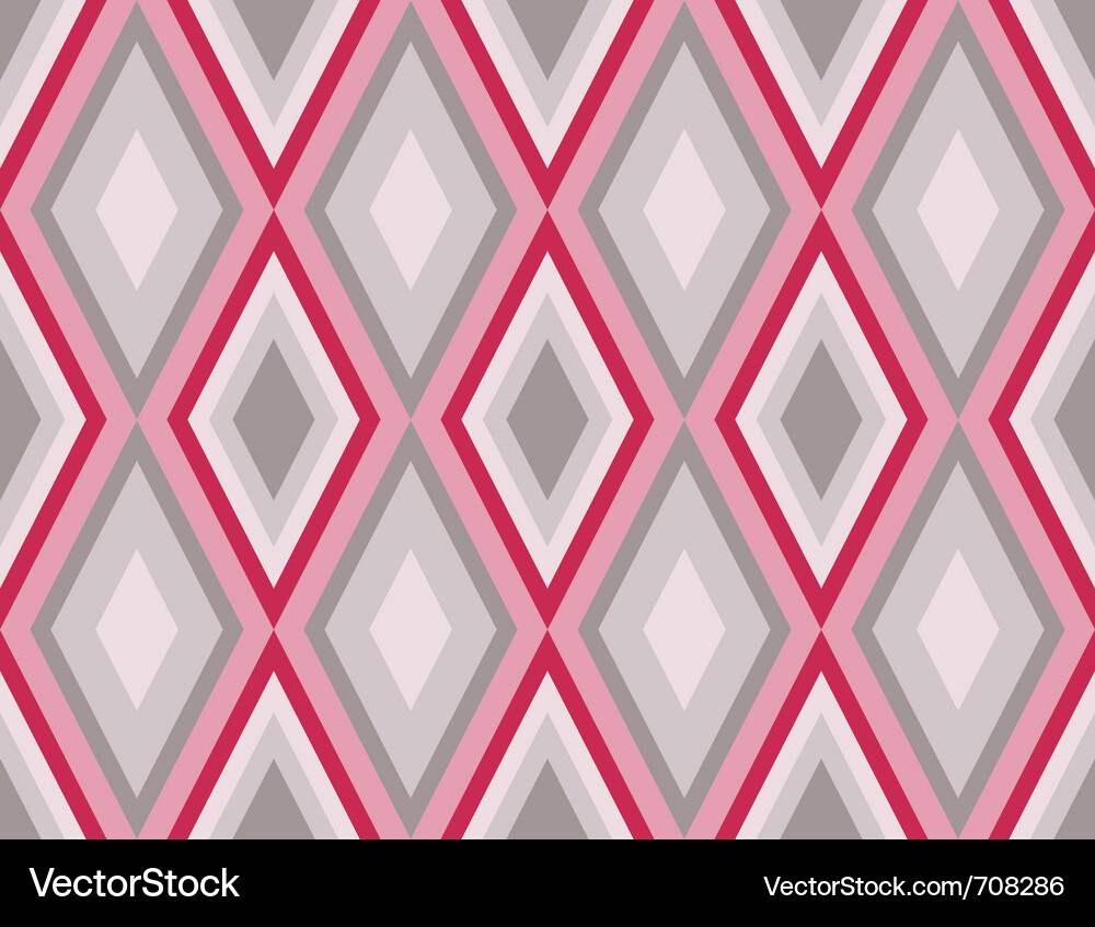 Retro Diamond Pattern Vector Image