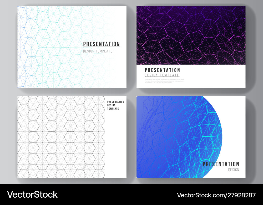 Layout presentation slides design Vector Image