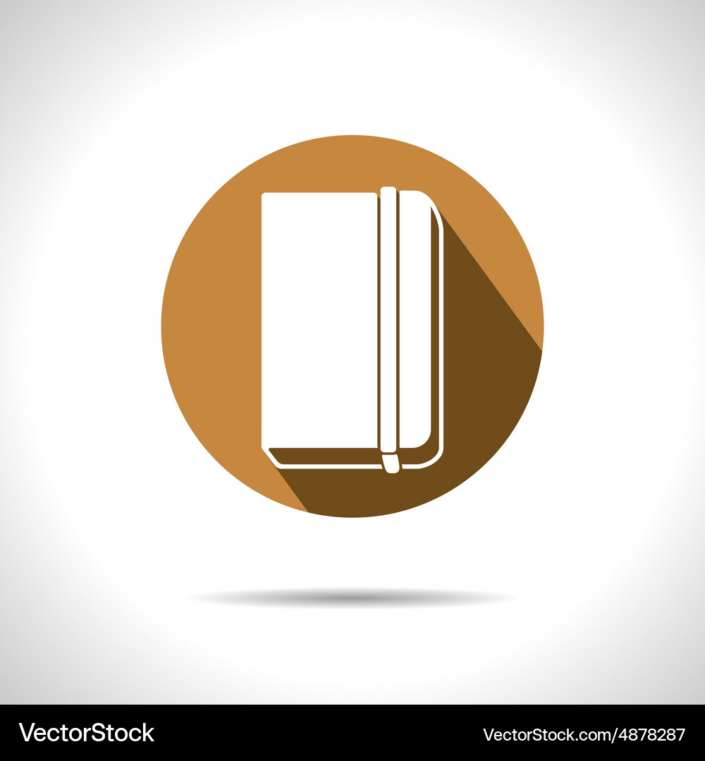 Notebook icon eps10 Vector Image