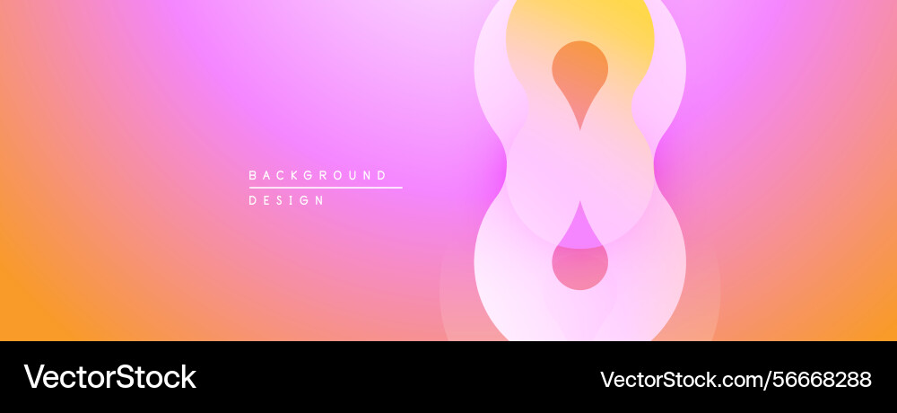 Abstract design features layered shapes gradient Abstract design features layered shapes gradient vector image