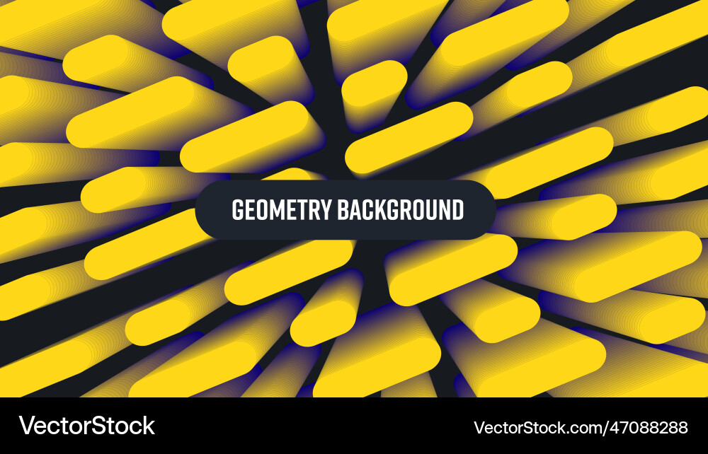 Diagonal symmetrical blend shapes abstract Vector Image