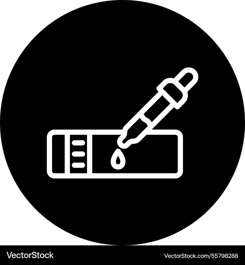 Microscope slide icon design Vector Image