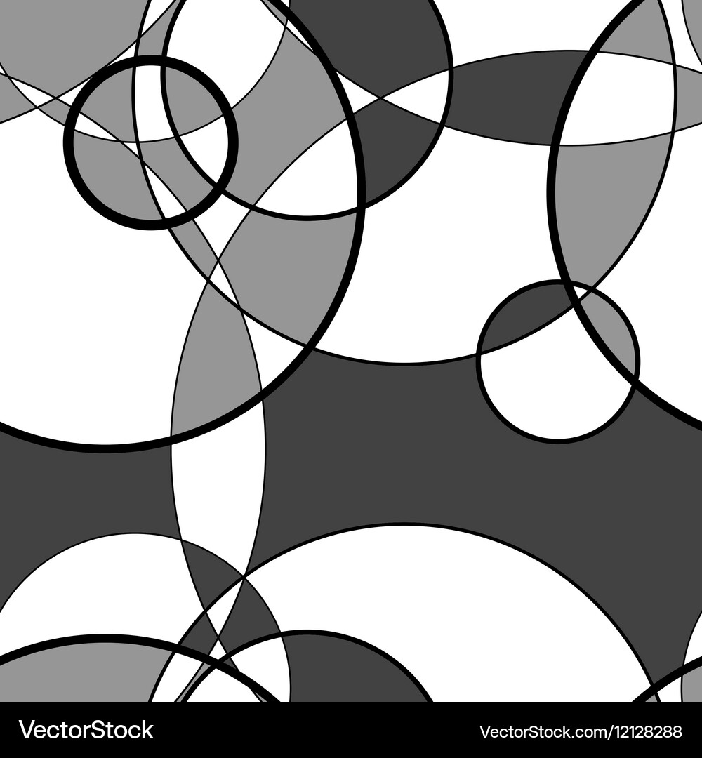 Seamless pattern made of circle background Vector Image