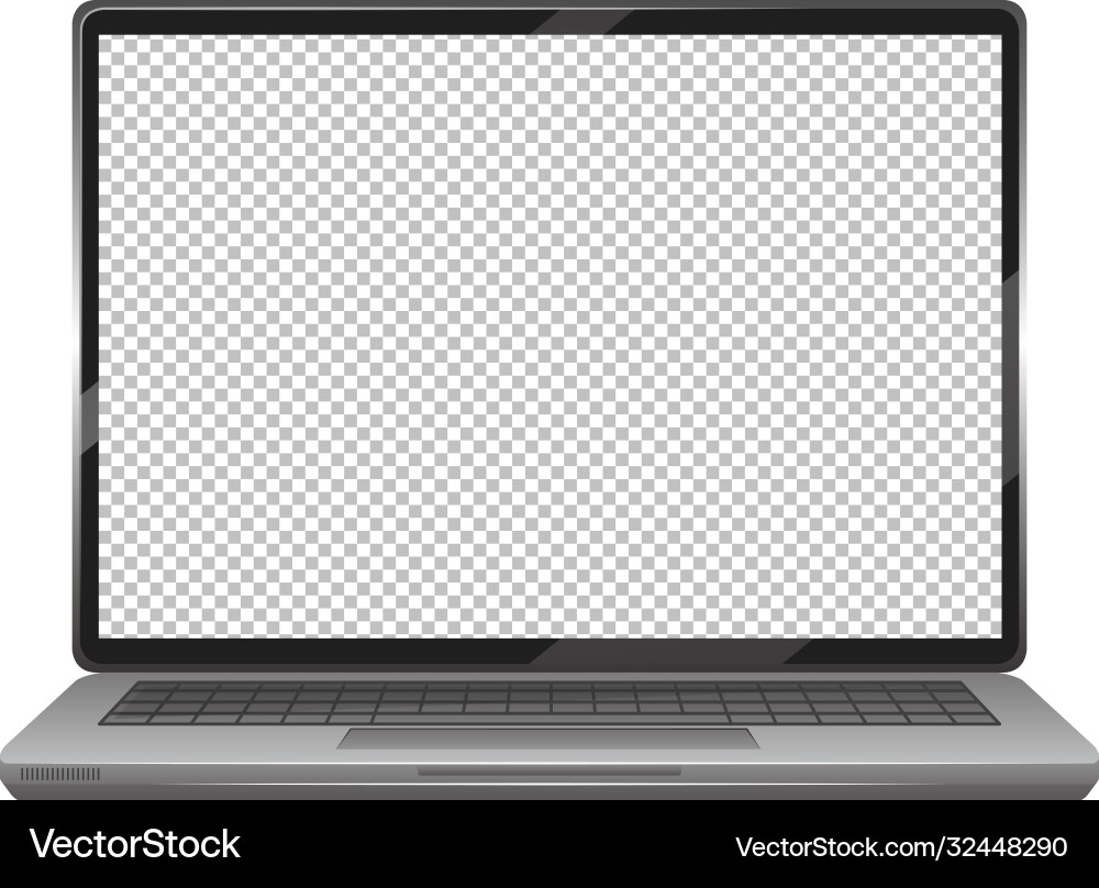 Blank Bildschirm Laptop Gadget-Symbol isoliert auf weiß Blank Bildschirm Laptop Gadget-Symbol isoliert auf weiß vektorbild