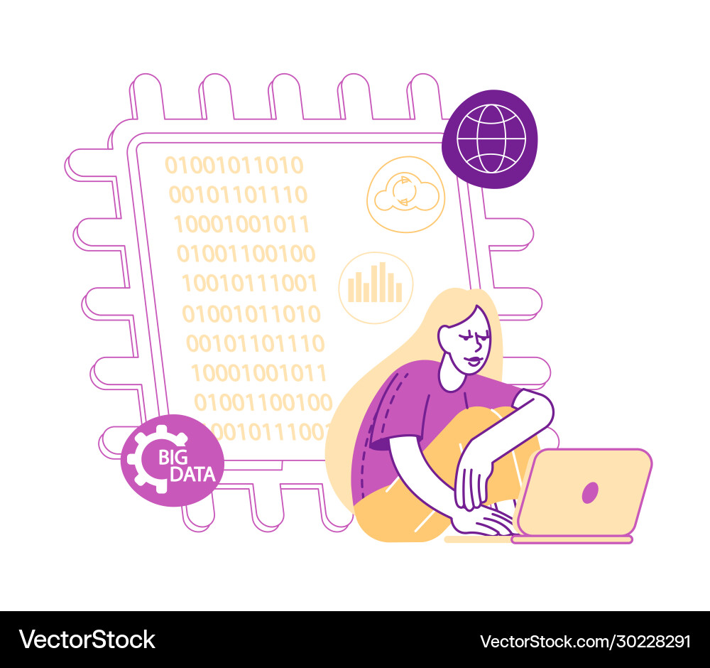 Quantum computing concept quantum-mechanical Quantum computing concept quantum-mechanical vector image
