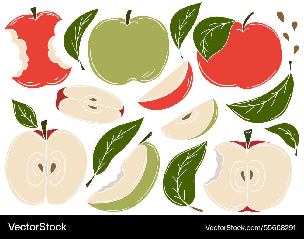 Set of color in hand draw style Set of color in hand draw style Vector Image
