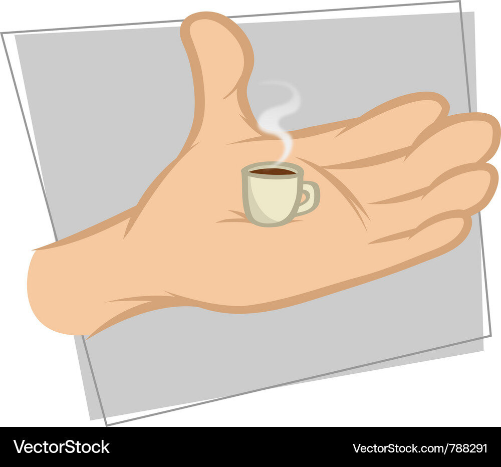 Small Coffee Cup Vector Image