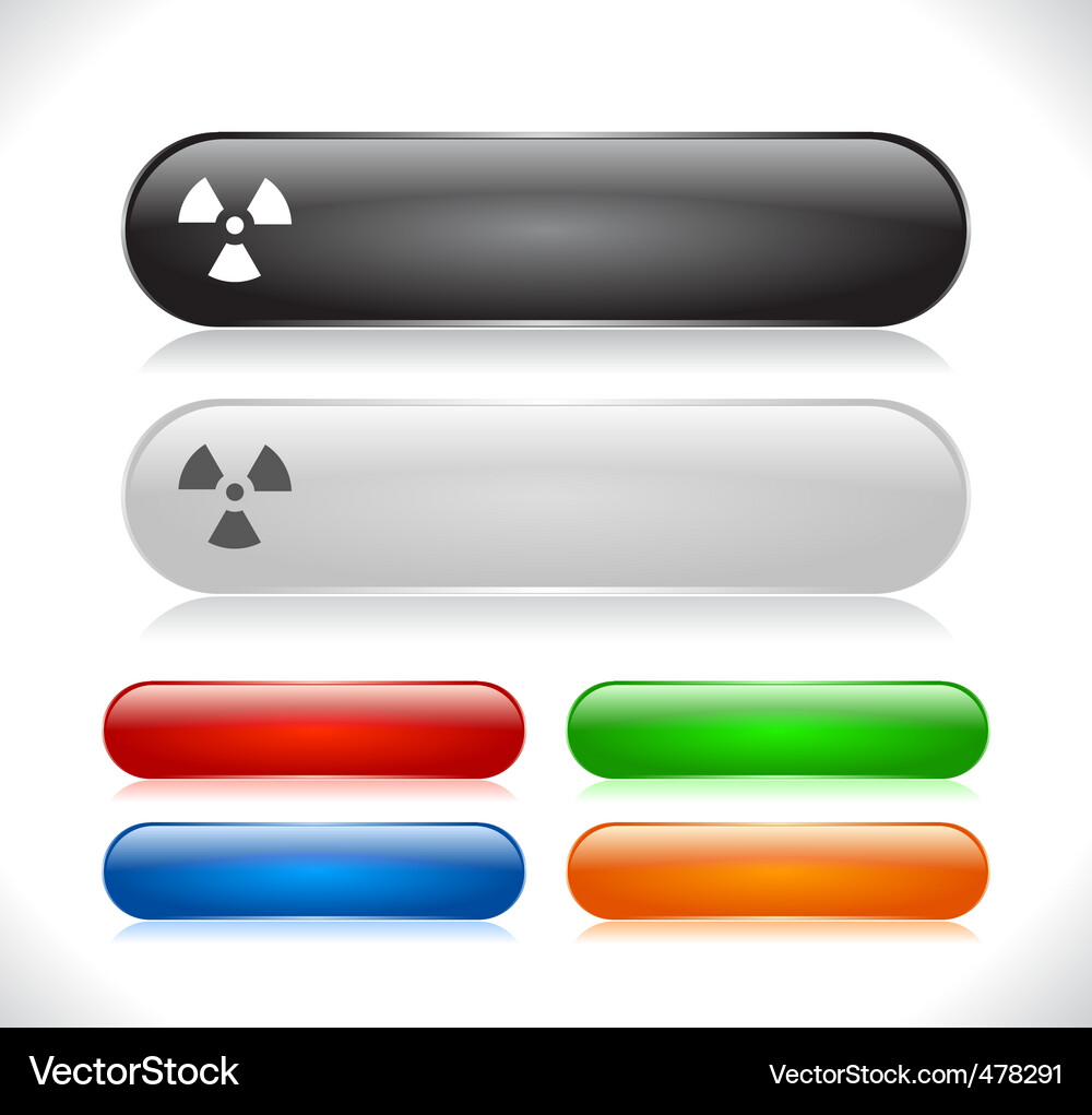 Website menu buttons Vector Image