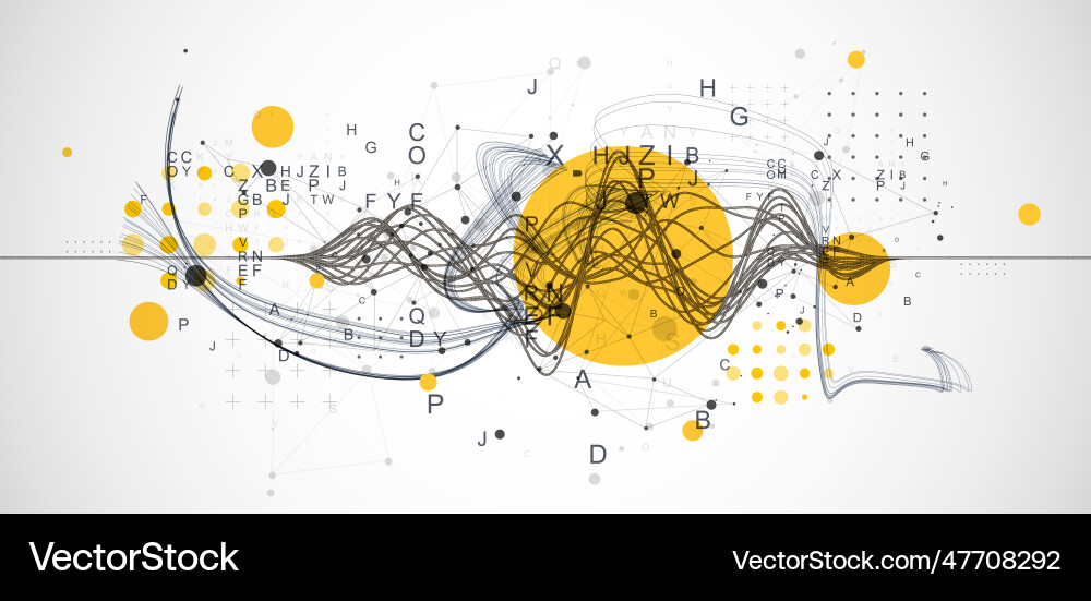 Abstract background with a wireframe dynamic Abstract background with a wireframe dynamic vector image