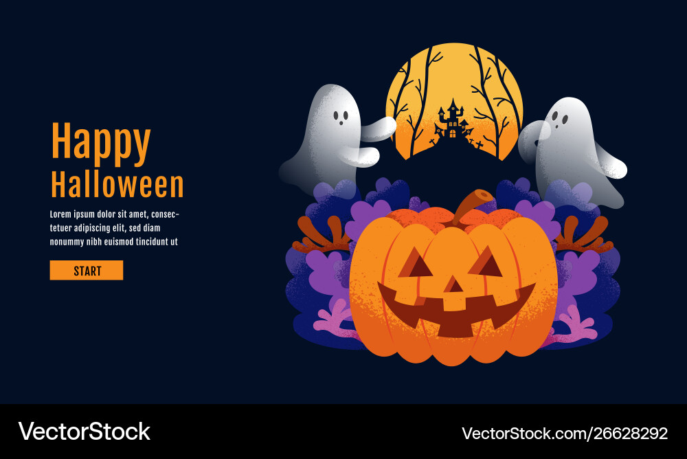 Halloween Banner Geist gruselig spritzig Cartoon Halloween Banner Geist gruselig spritzig Cartoon vektorbild