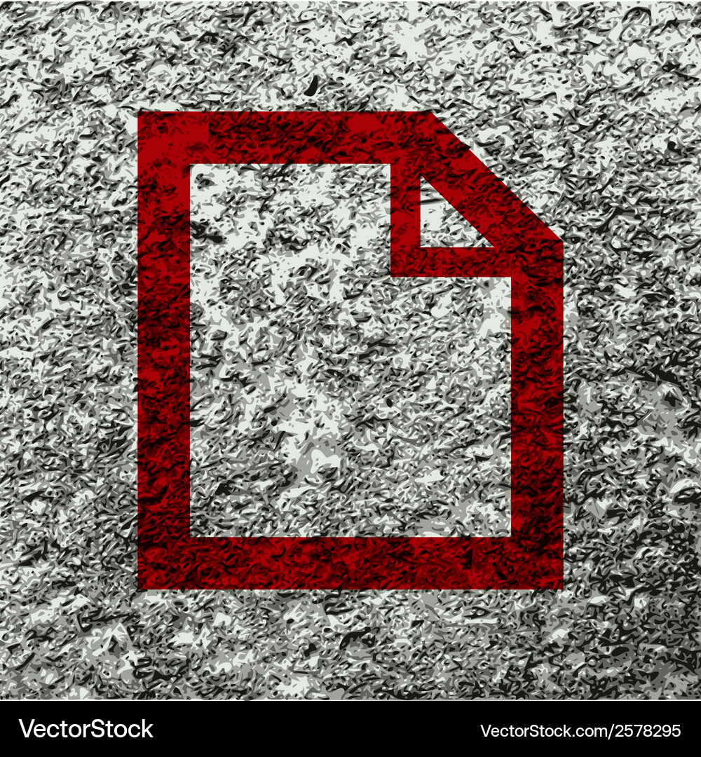 Blank paper flat modern web button and space Vector Image