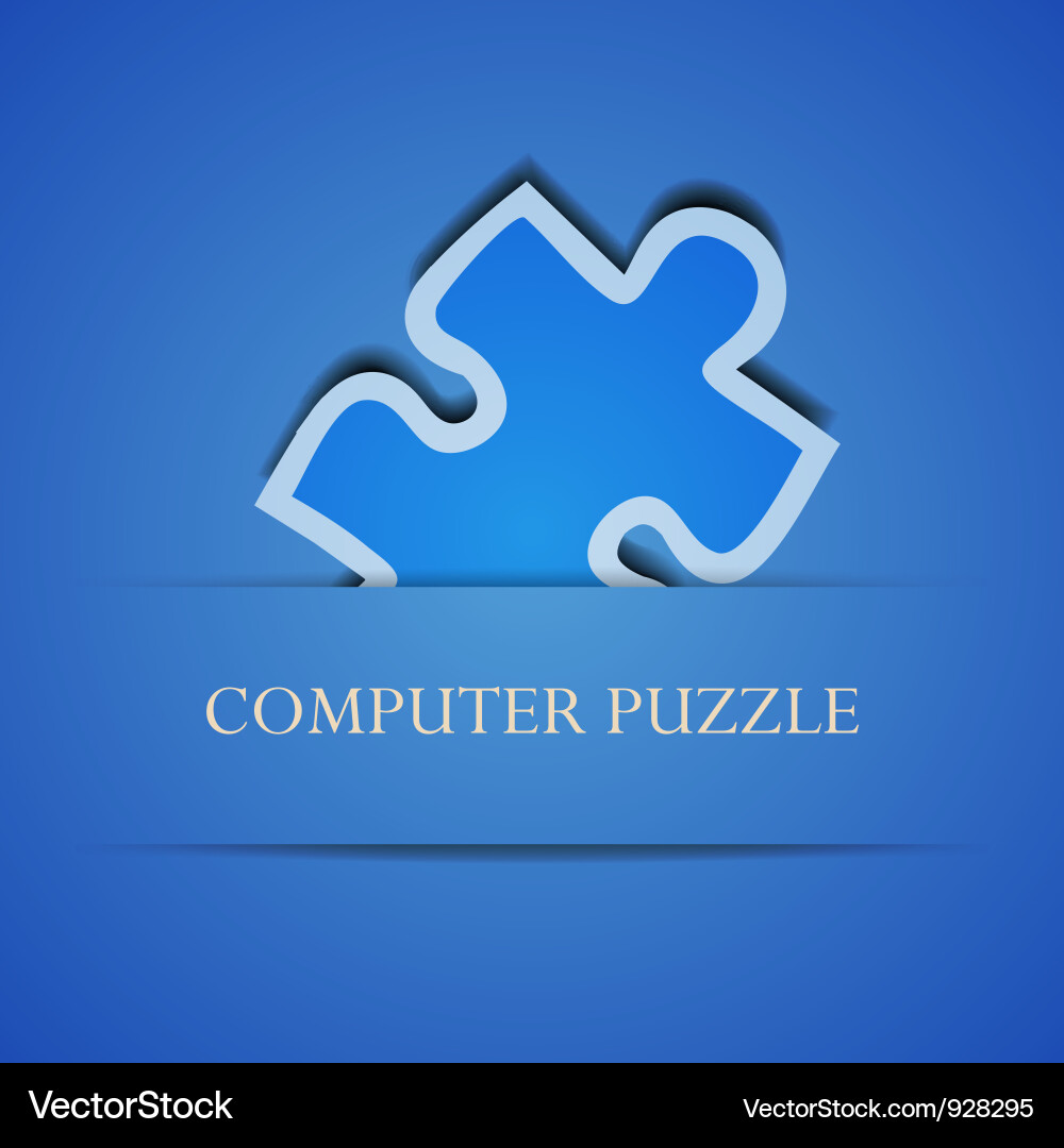 Puzzle Piece Icon - Jigsaw Vector Image