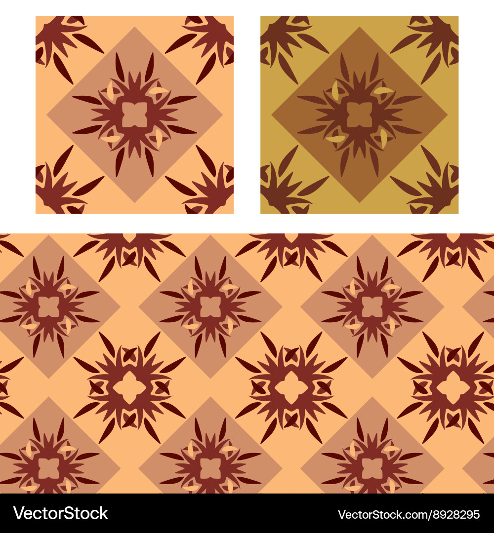 Seamless patterns abstract tale vector image